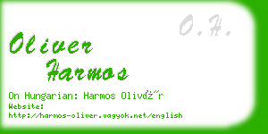 oliver harmos business card